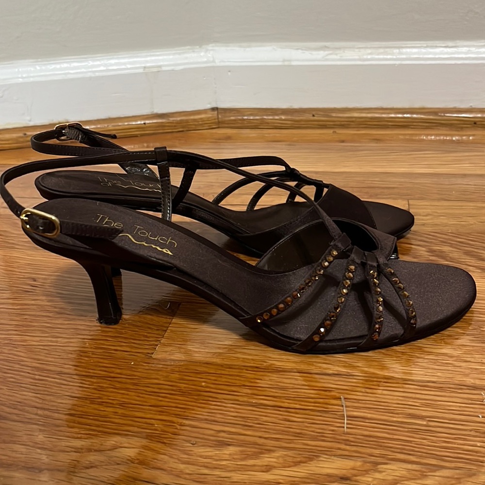 The Touch of Nina brown heels
